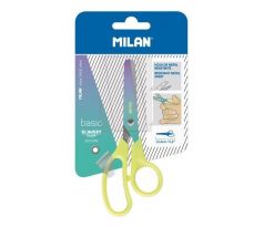 Nožnice MILAN Basic Sunset Edition žlté - blister